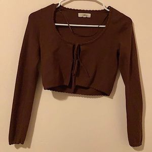 I’ve never worn this top. It’s from pac-sun and is super cute, just not my style